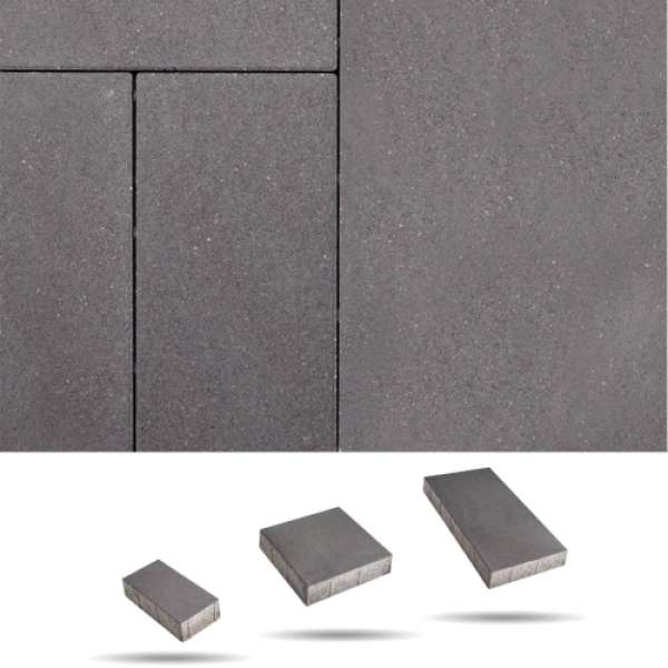 SW Ligetkő térkő 8 cm - Antracit