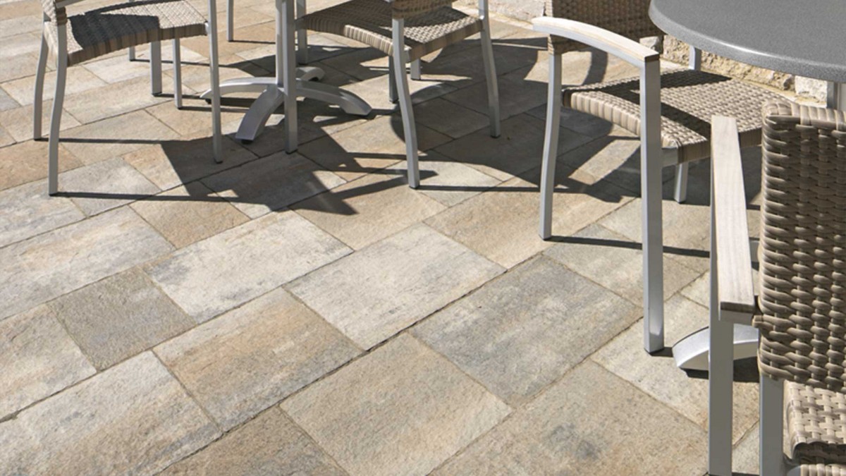 Viastein Almada Struktúrált térkő - 6 cm (Color & Clean Protect védelemmel)